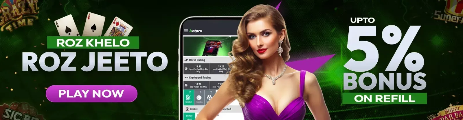 BetPro Pakistan sports betting and casino promotion